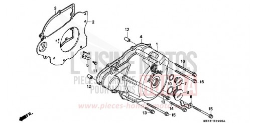 PANNEAU CARTER-MOTEUR G. CA125S de 1995